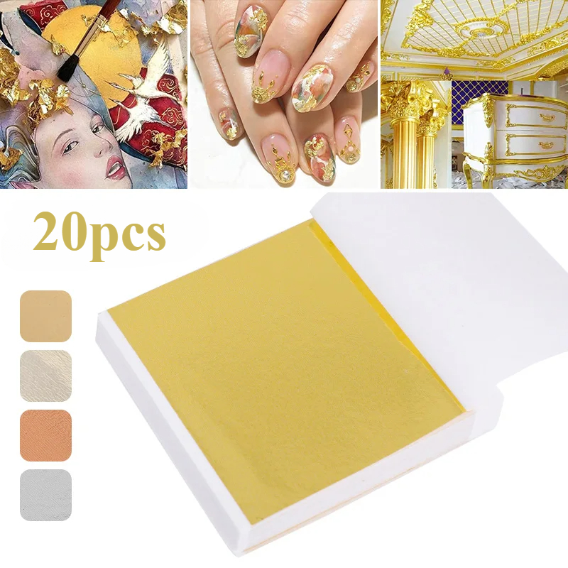 Resin Art Furniture - 20 Pcs Gold Leaf Sheets: Versatile