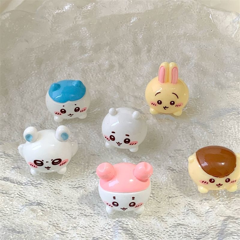 Resin Art Furniture - Chiikawa Resin Figures Set Cute Cartoon