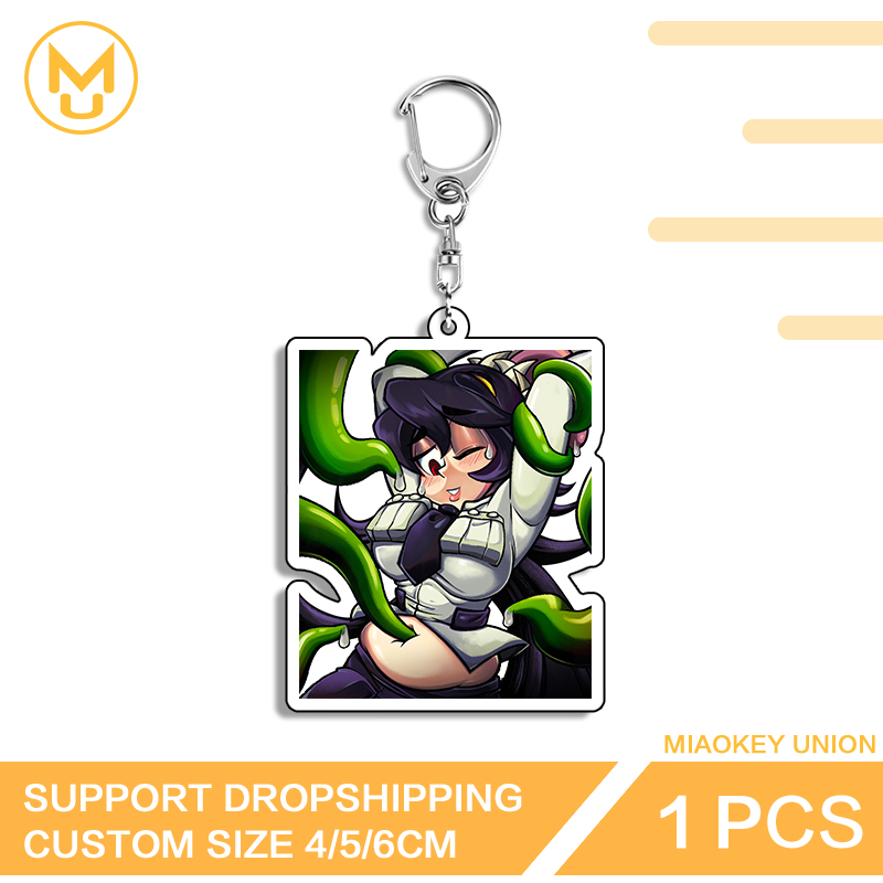 Resin Art A Keychain - Tentacle Binding Hentai Amusing Creative Acrylic
