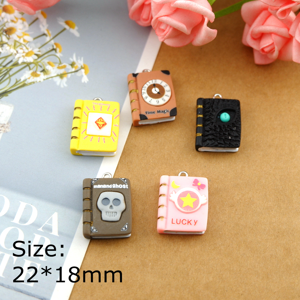 Resin Art Made Simple Book - Cute Magic Book Earring Charms Bracelets