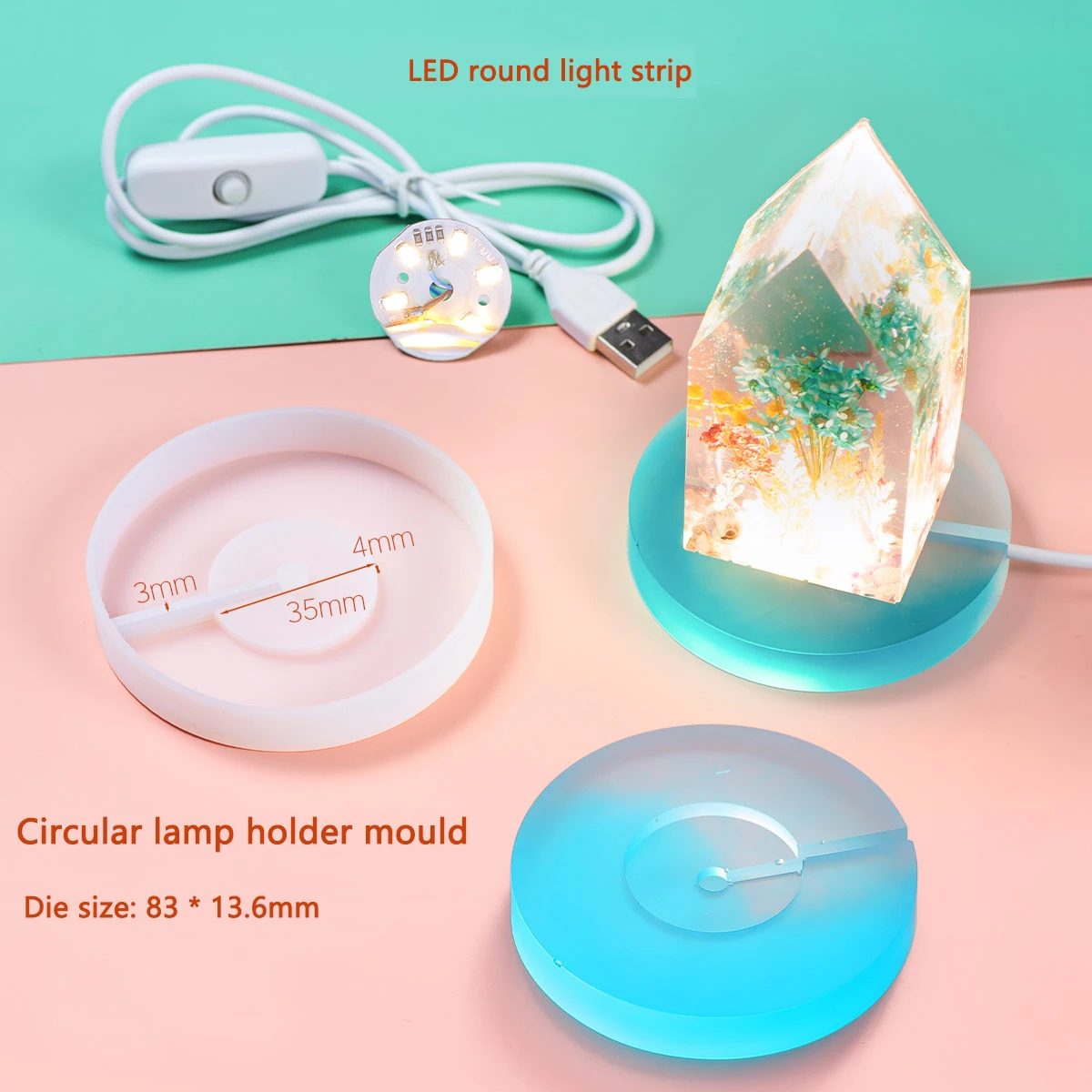 DIY Silicone Mold Resin Moldin - مراجعة Resin Art Light وسعره