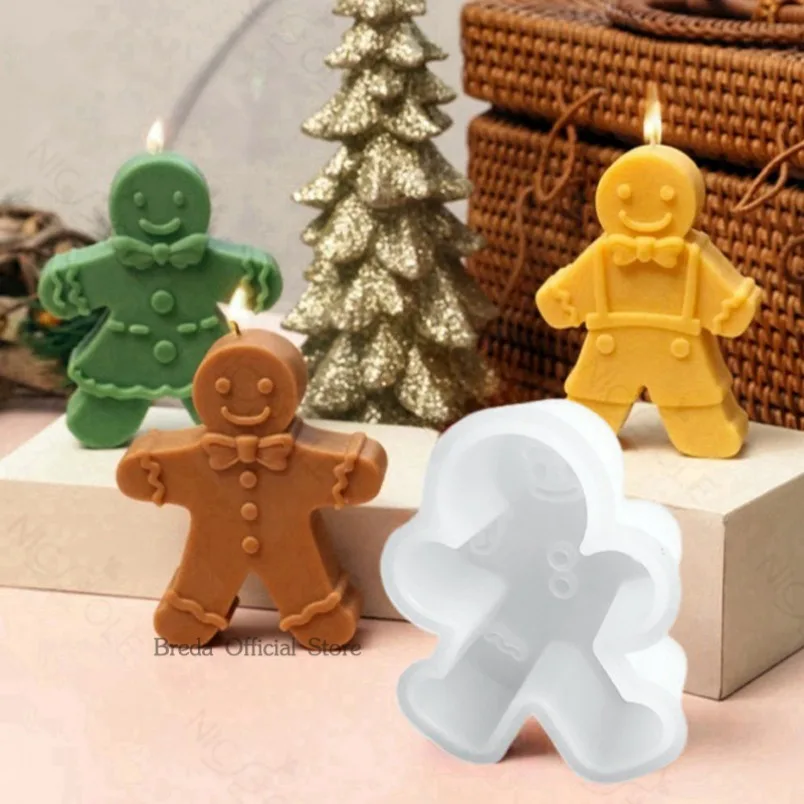 3D Smile Gingerbread Man Silic - مراجعة Resin Art Furniture وسعره
