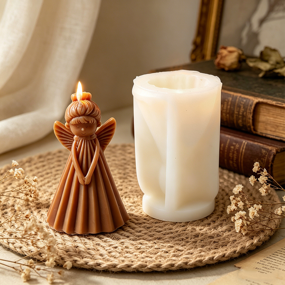 3D Angel Girl Silicone Candle  - مراجعة Resin Art Furniture وسعره