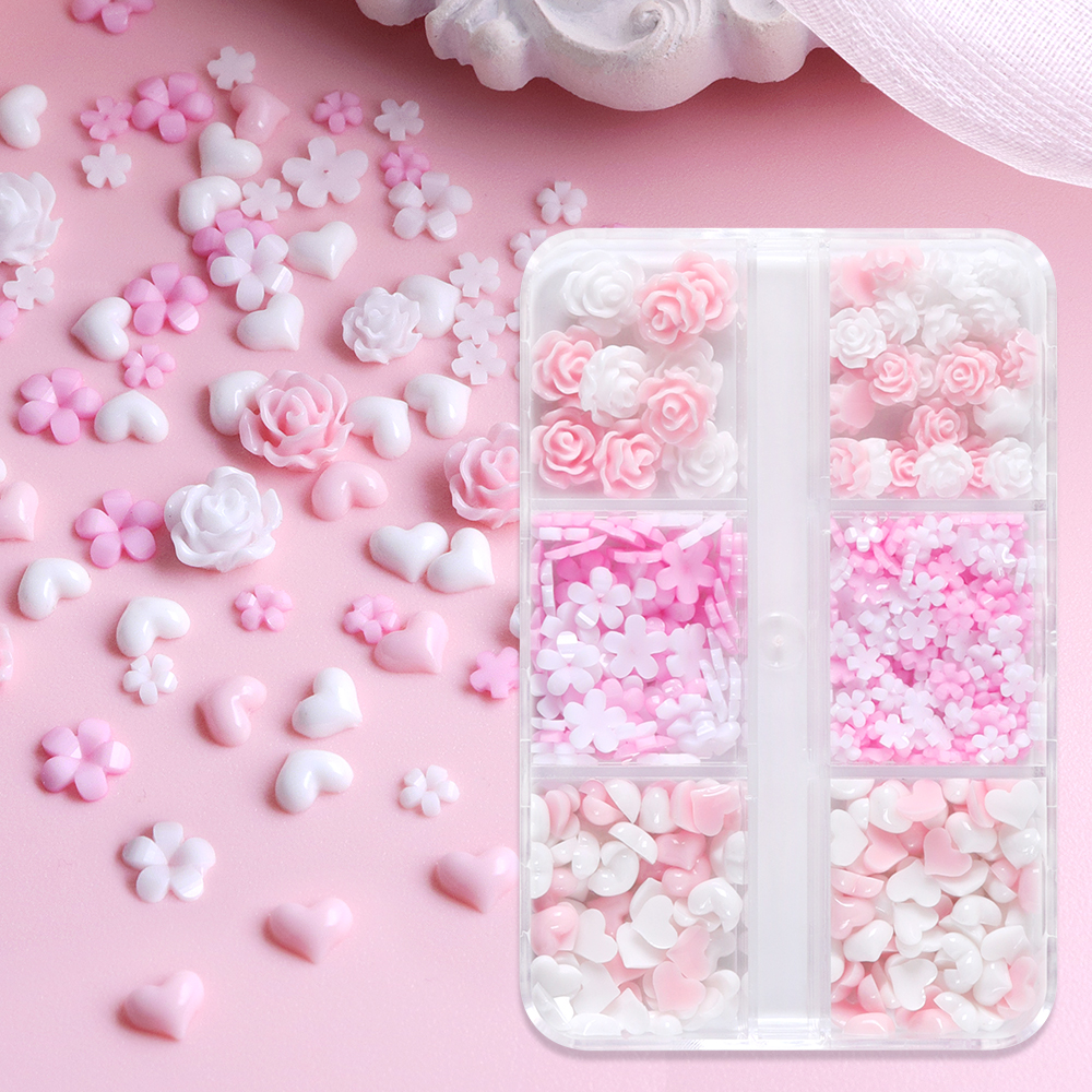 Pink White Rose Flowers Resin  - مراجعة Resin Art Rose Petals وسعره