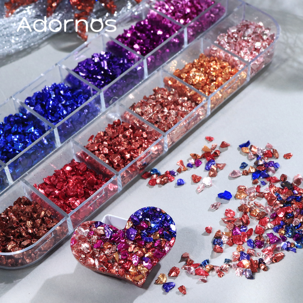 Multicolor Irregular Broken St - مراجعة Resin Art A Keychain وسعره