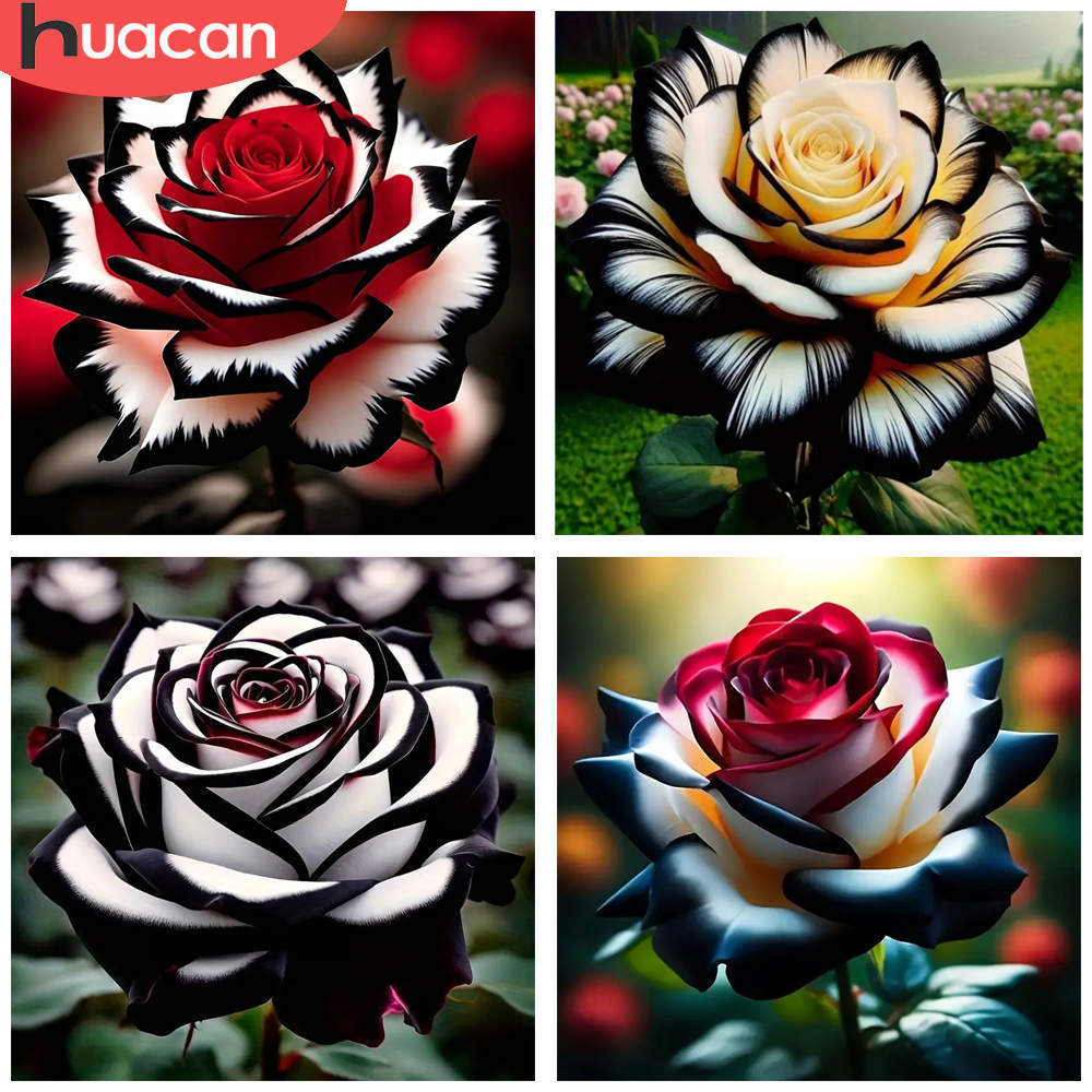 HUACAN 1pcs Diamond Painting R - مراجعة Resin Art Rose Petals وسعره