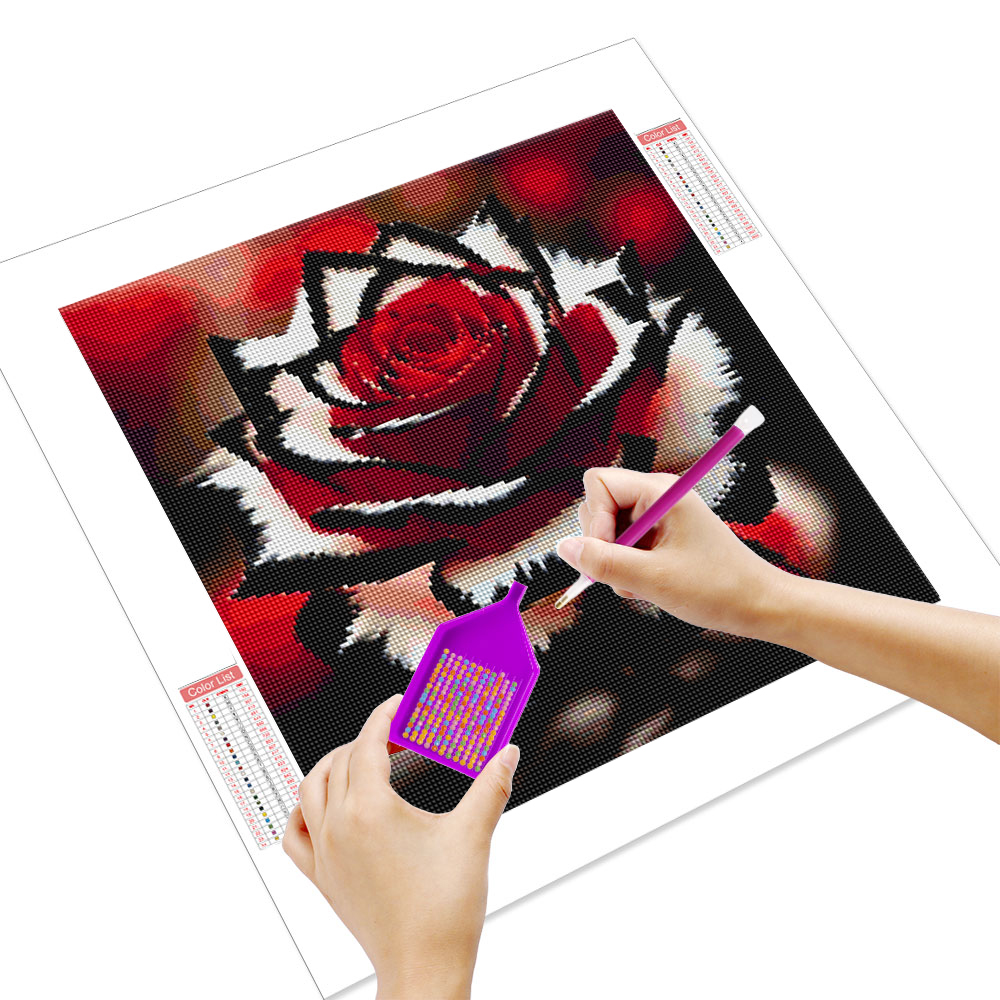 HUACAN 1pcs Diamond Painting R - مراجعة Resin Art Rose Petals وسعره