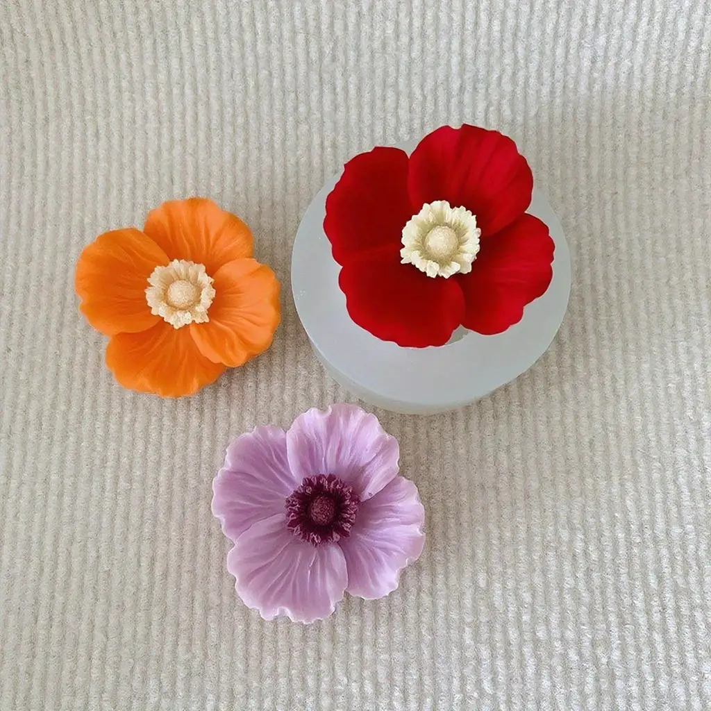Flower Silicone Candle Mold, C - مراجعة Resin Art Furniture وسعره