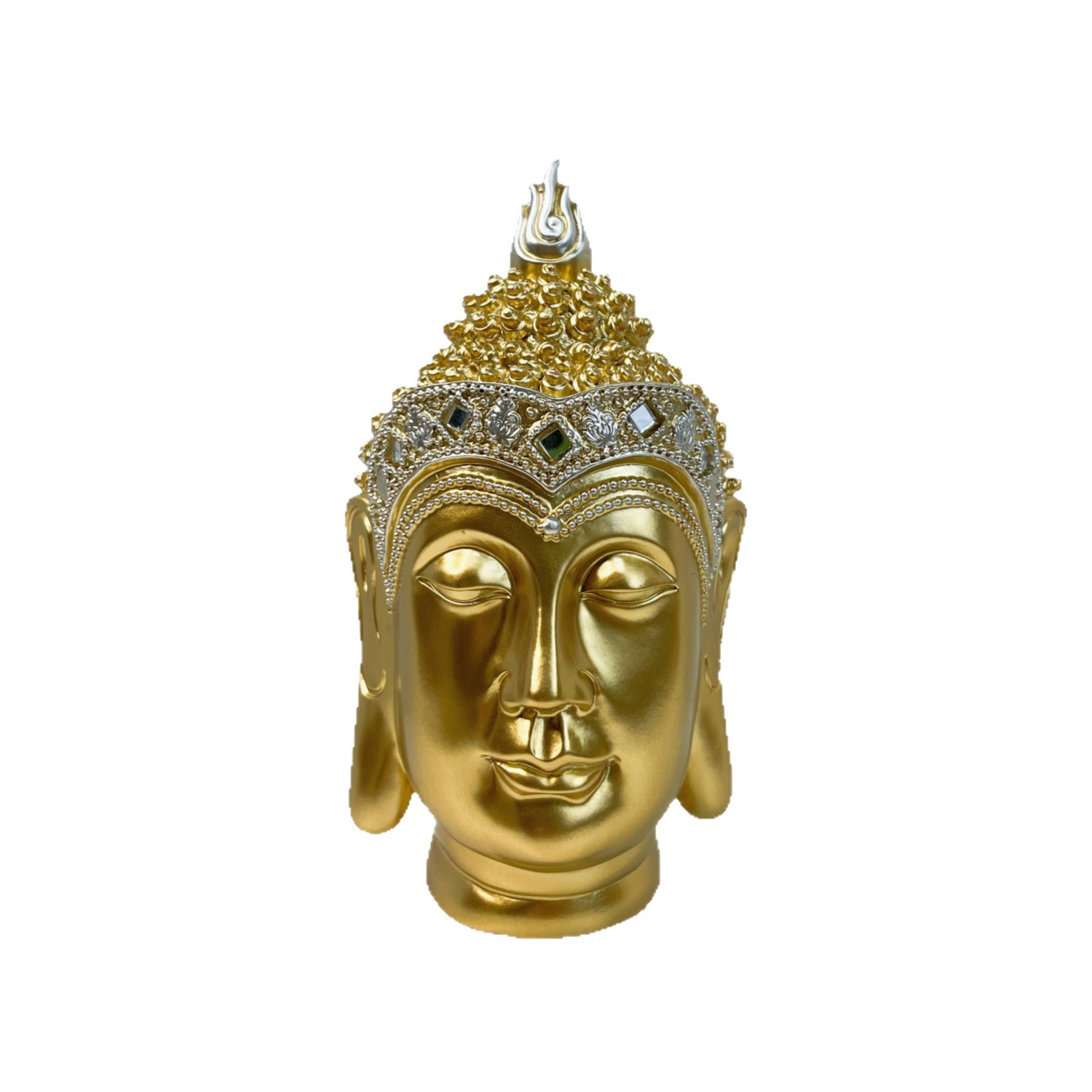 Sakyamuni Buddha Head Statue T - مراجعة Resin Art India وسعره