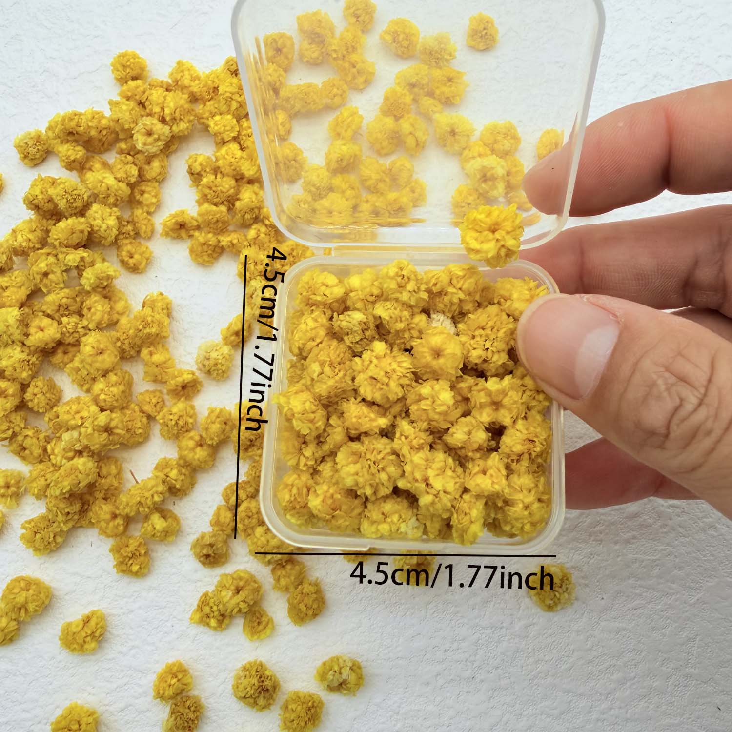 1 Box Colorful Flower Heads Ha - مراجعة Resin Art Design وسعره