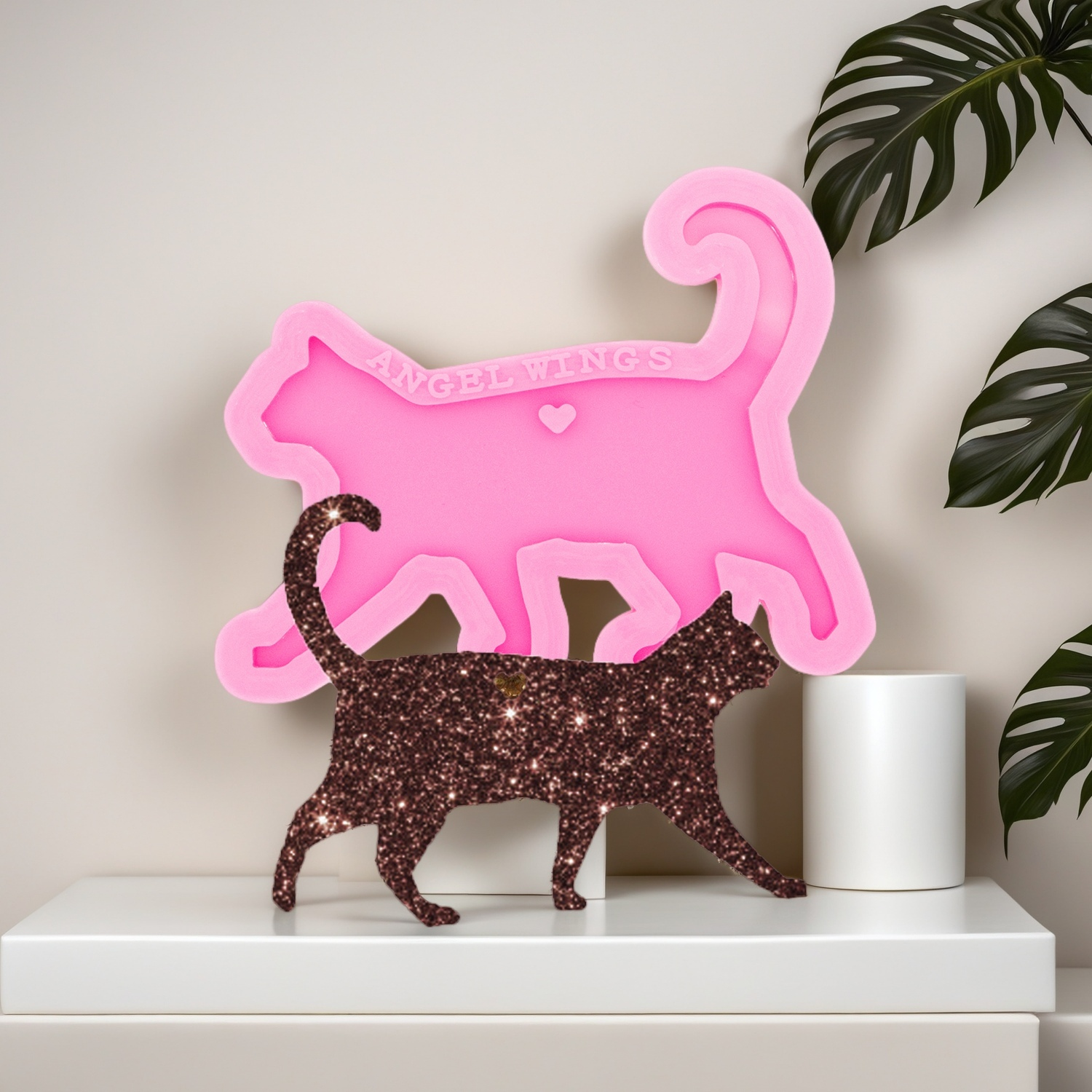Silicone Cat Molds DIY Epoxy R - مراجعة Resin Art A Keychain وسعره