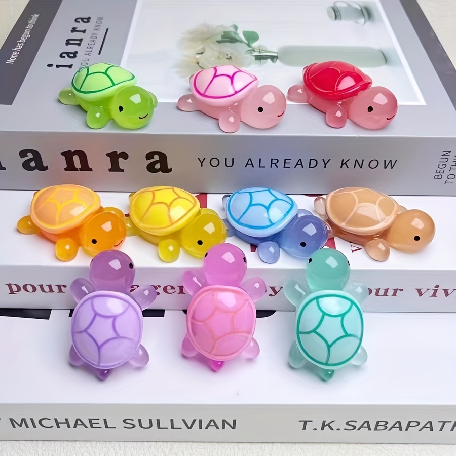 1-20pcs Mini Luminous Turtle H - مراجعة Resin Art Light وسعره