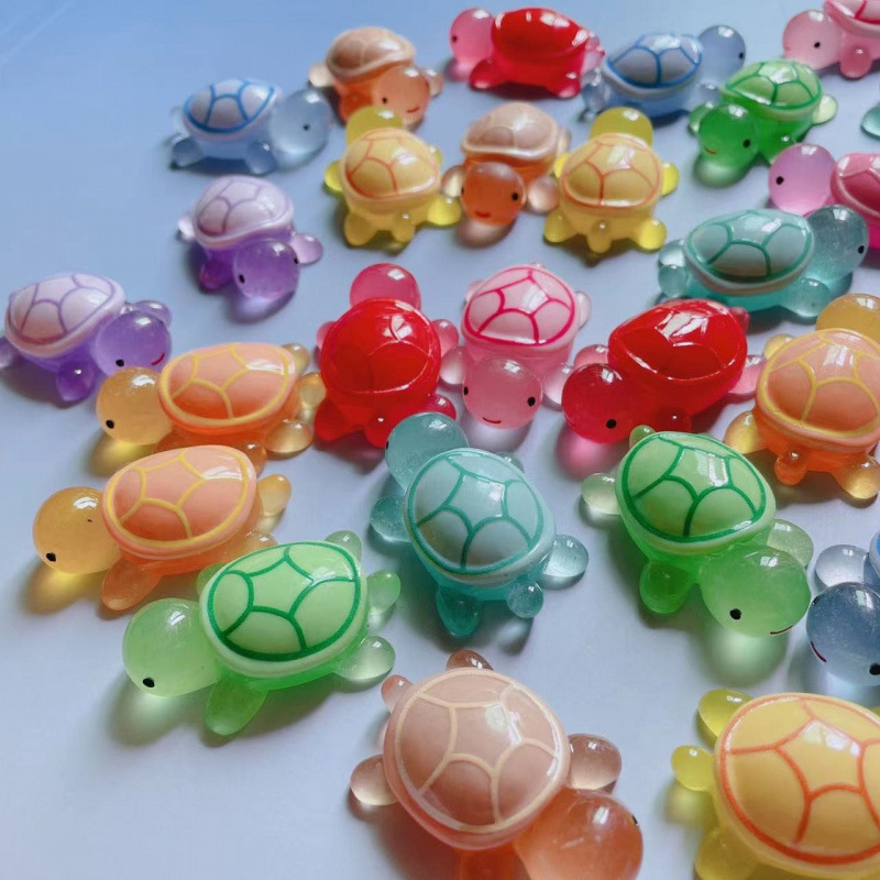 1-20pcs Mini Luminous Turtle H - مراجعة Resin Art Light وسعره