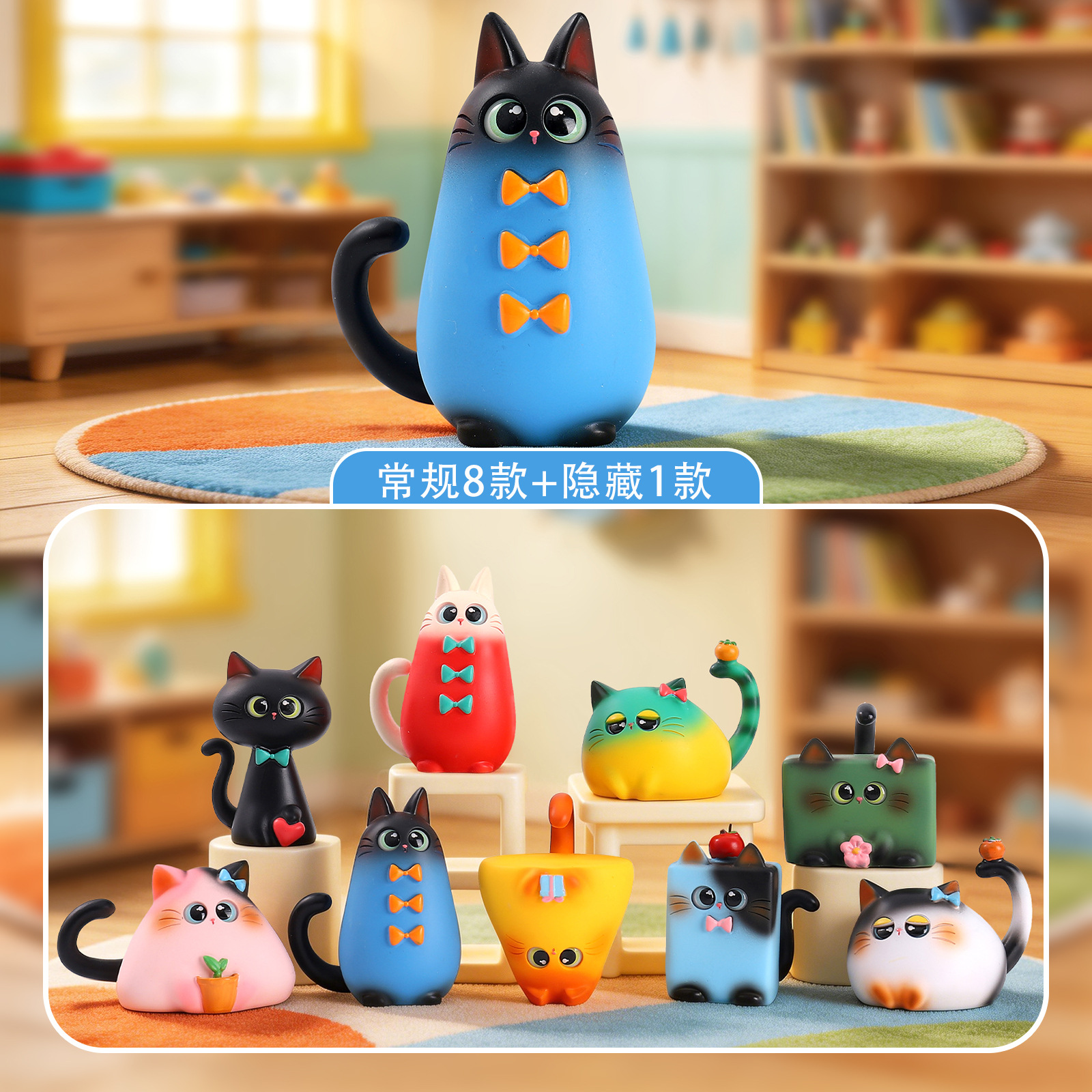 Blind Box Cat Figurine Resin C - مراجعة Resin Art Furniture وسعره