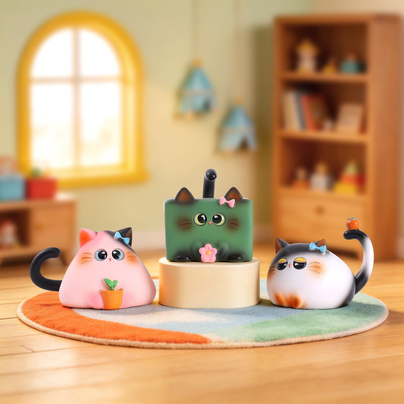 Blind Box Cat Figurine Resin C - مراجعة Resin Art Furniture وسعره