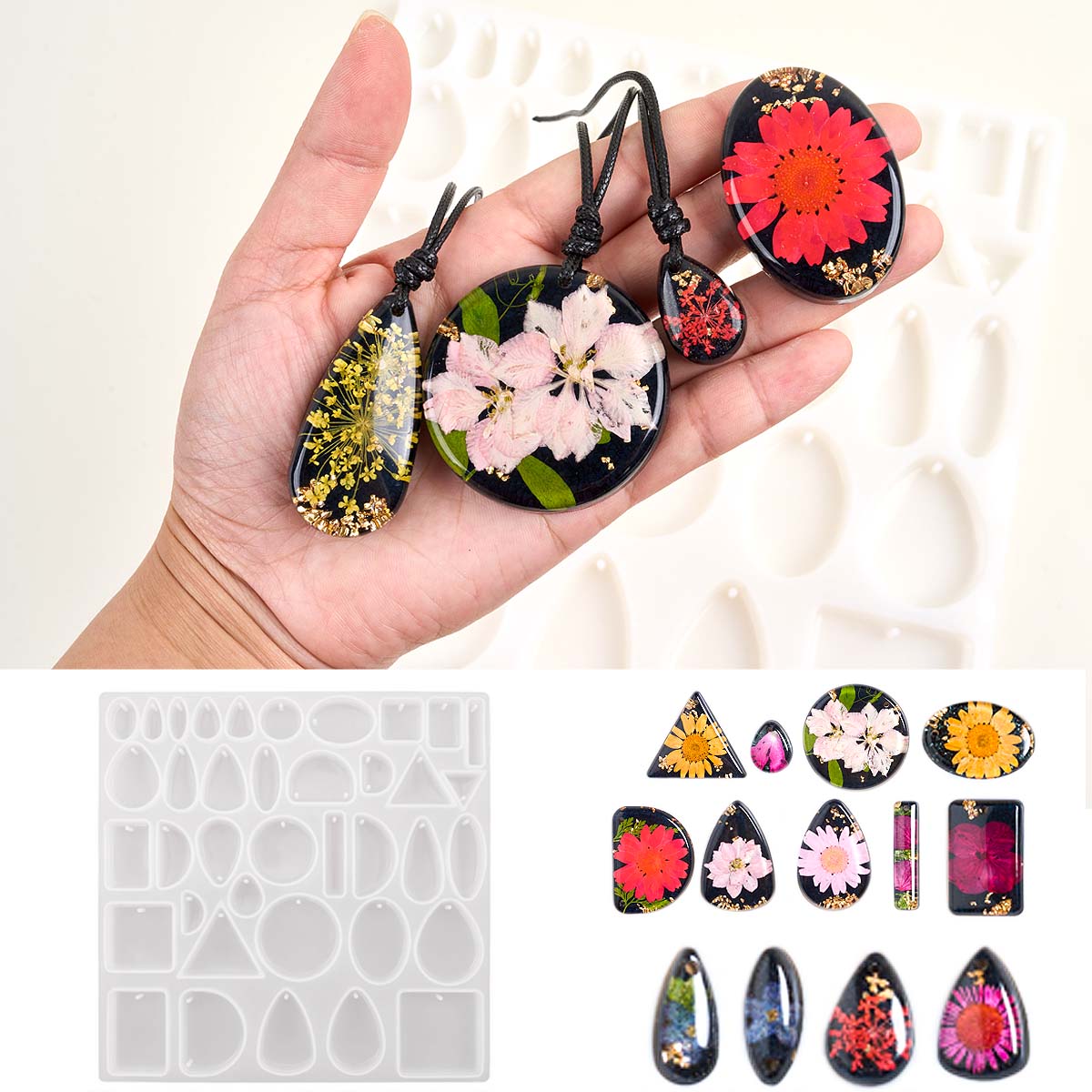 Time Stone Pendant Silicone Mo - مراجعة Resin Art A Keychain وسعره
