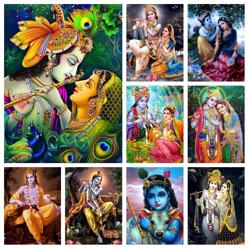 India Radha Krishna Diamond Pa - مراجعة Resin Art India وسعره