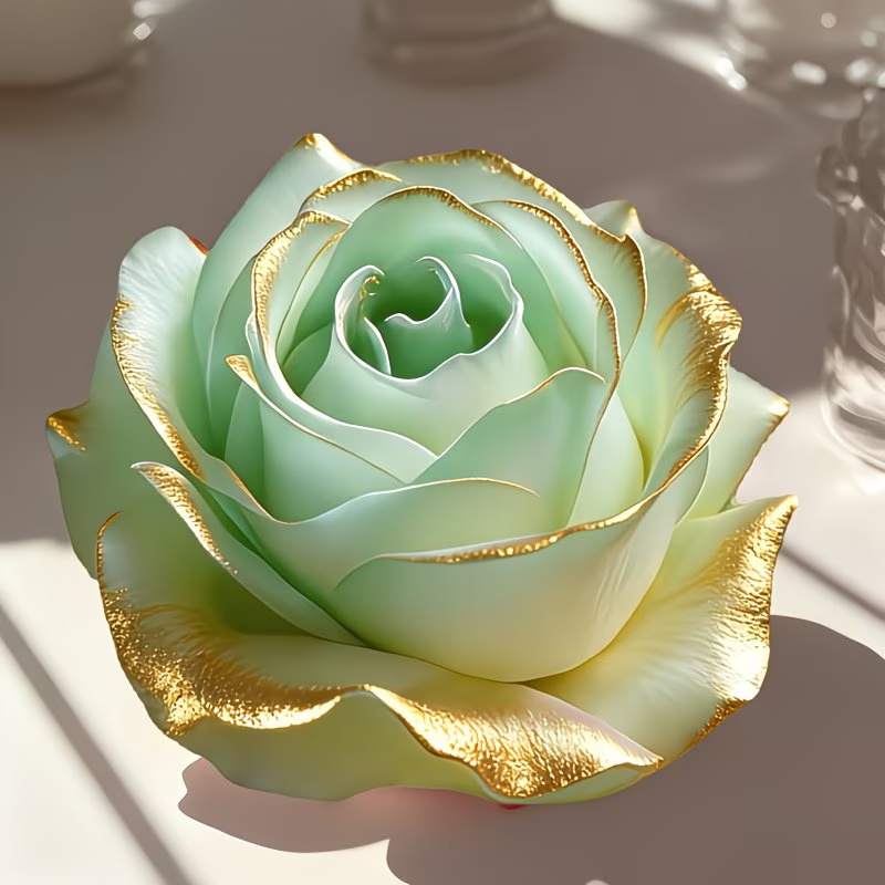 3D Elegant Rose Silicone Mold  - مراجعة Resin Art Rose Petals وسعره