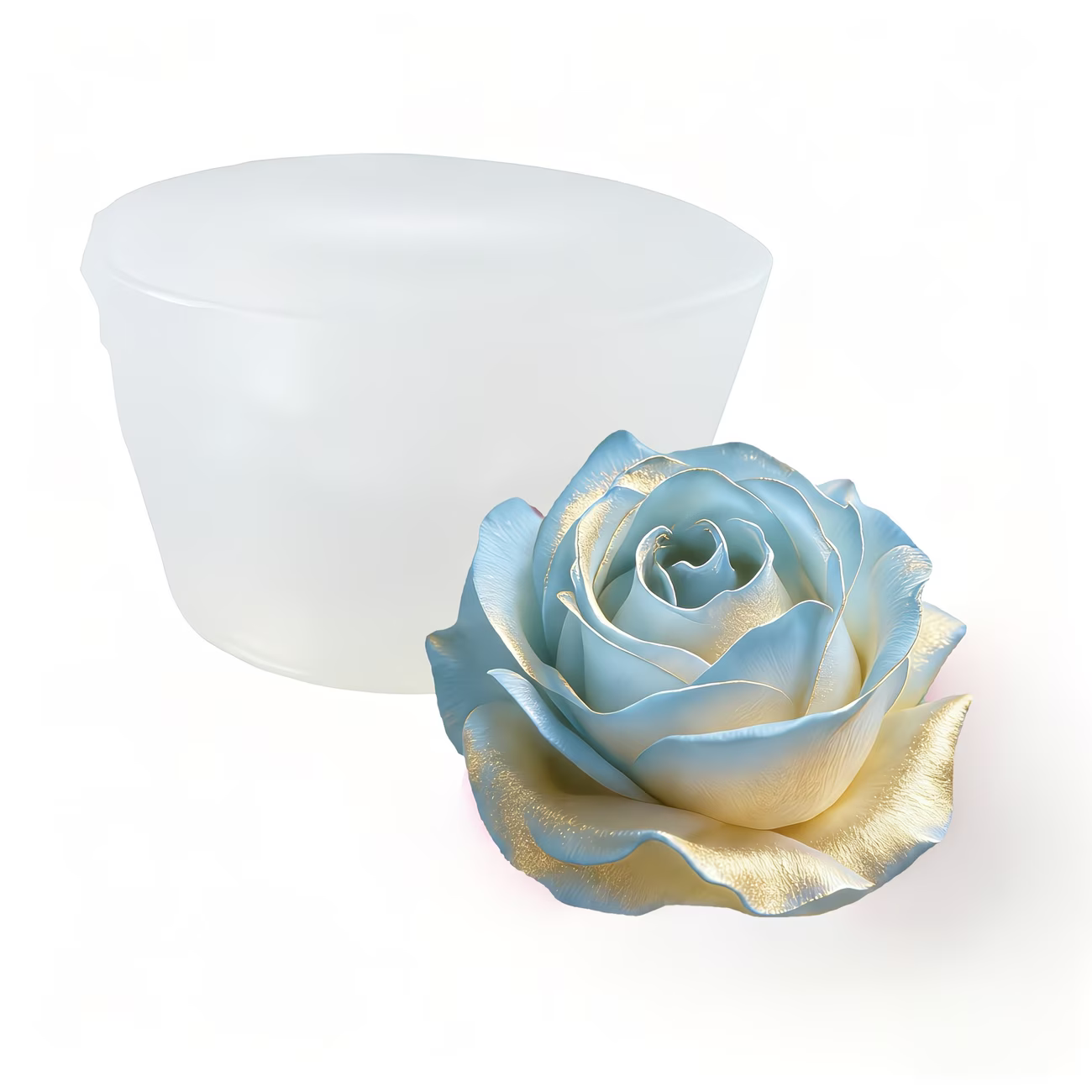 3D Elegant Rose Silicone Mold  - مراجعة Resin Art Rose Petals وسعره
