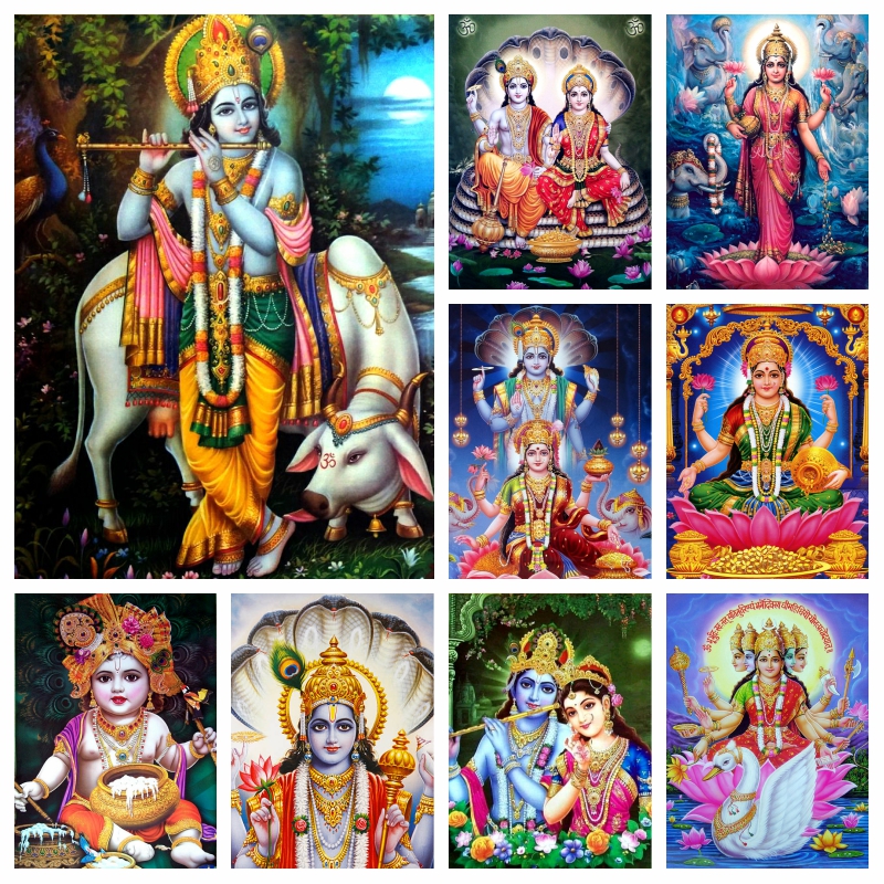 India God Vishnu Holy Lakshmi  - مراجعة Resin Art India وسعره