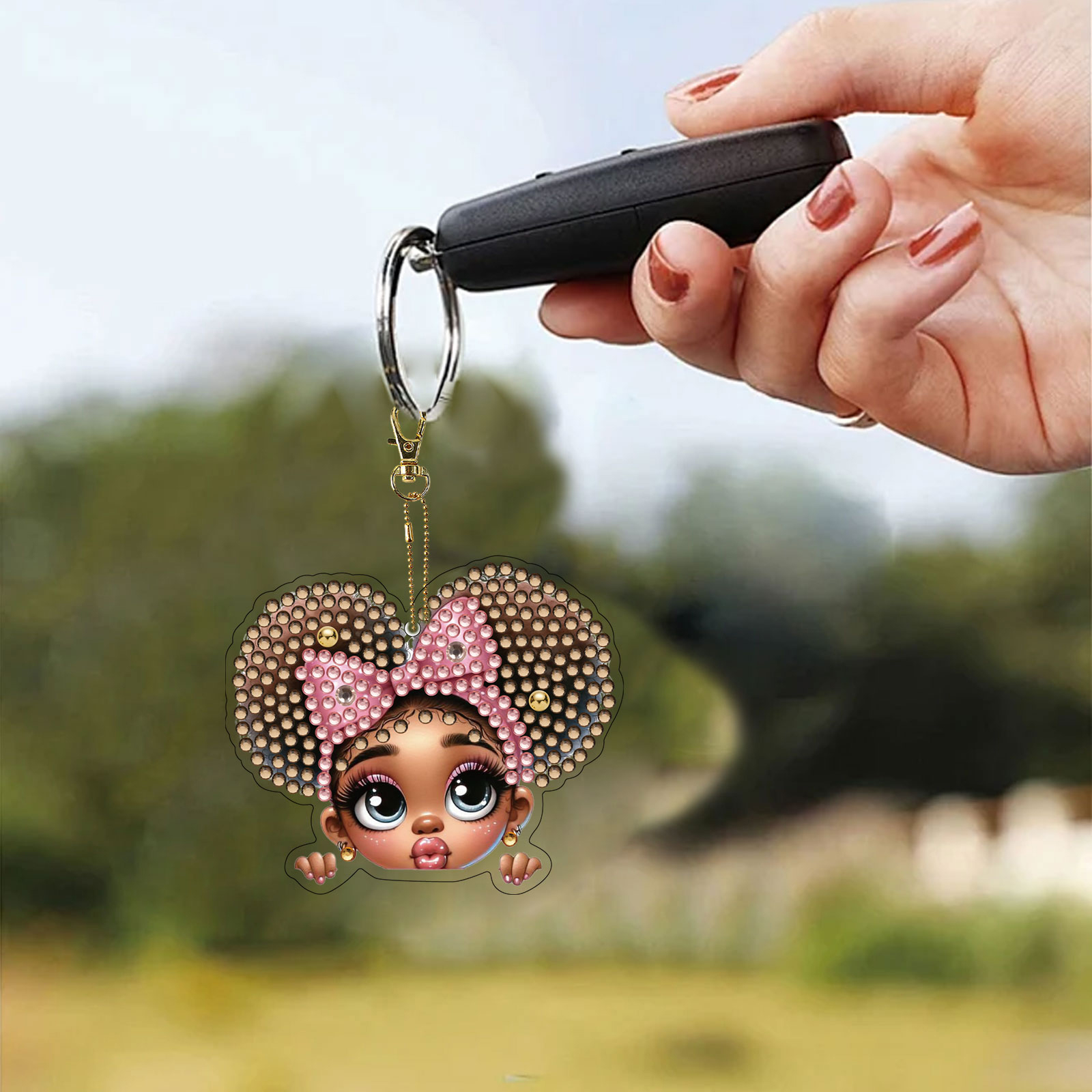 15Pcs DiY Diamond Art Keychain - مراجعة Resin Art A Keychain وسعره