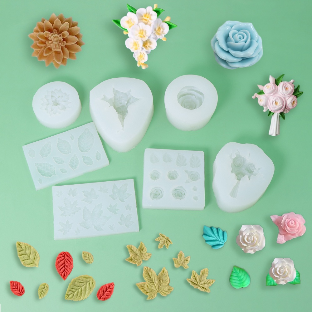 Rose Petal Silicone Soap Mold  - مراجعة Resin Art Rose Petals وسعره