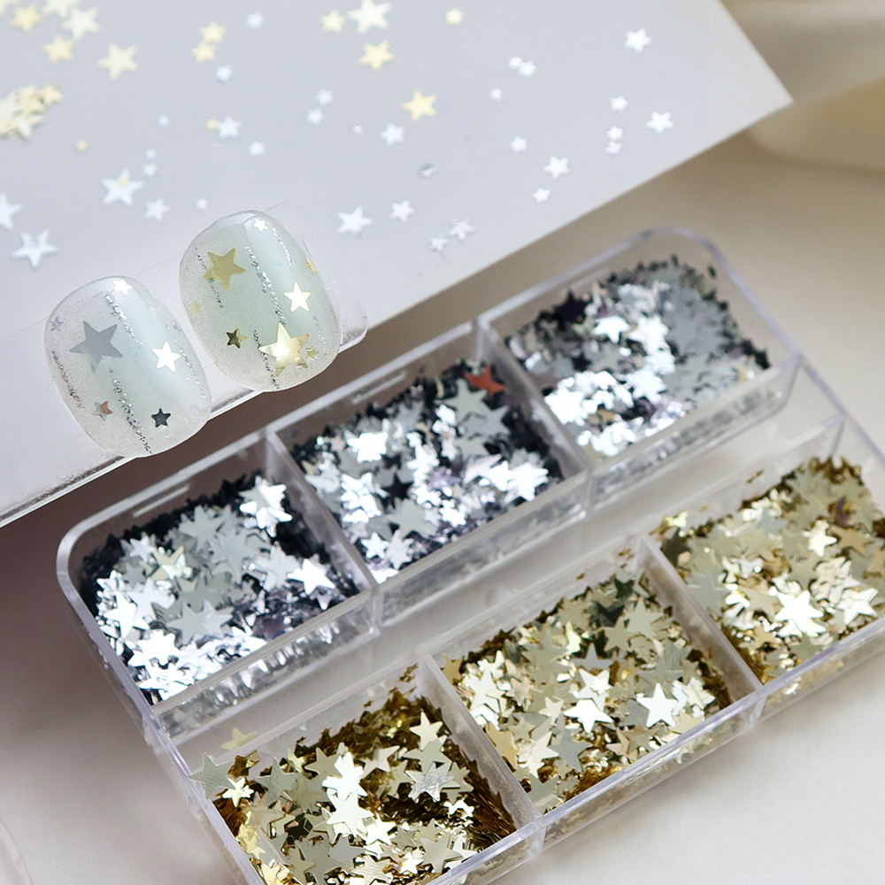 1-5MM Holographic Stars Glitte - مراجعة Resin Art A Keychain وسعره