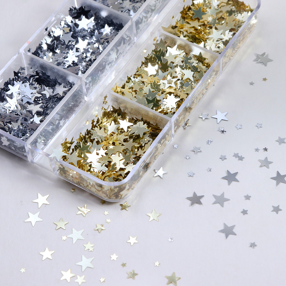 1-5MM Holographic Stars Glitte - مراجعة Resin Art A Keychain وسعره