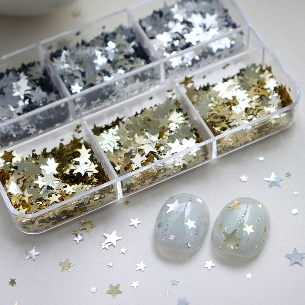 1-5MM Holographic Stars Glitte - مراجعة Resin Art A Keychain وسعره