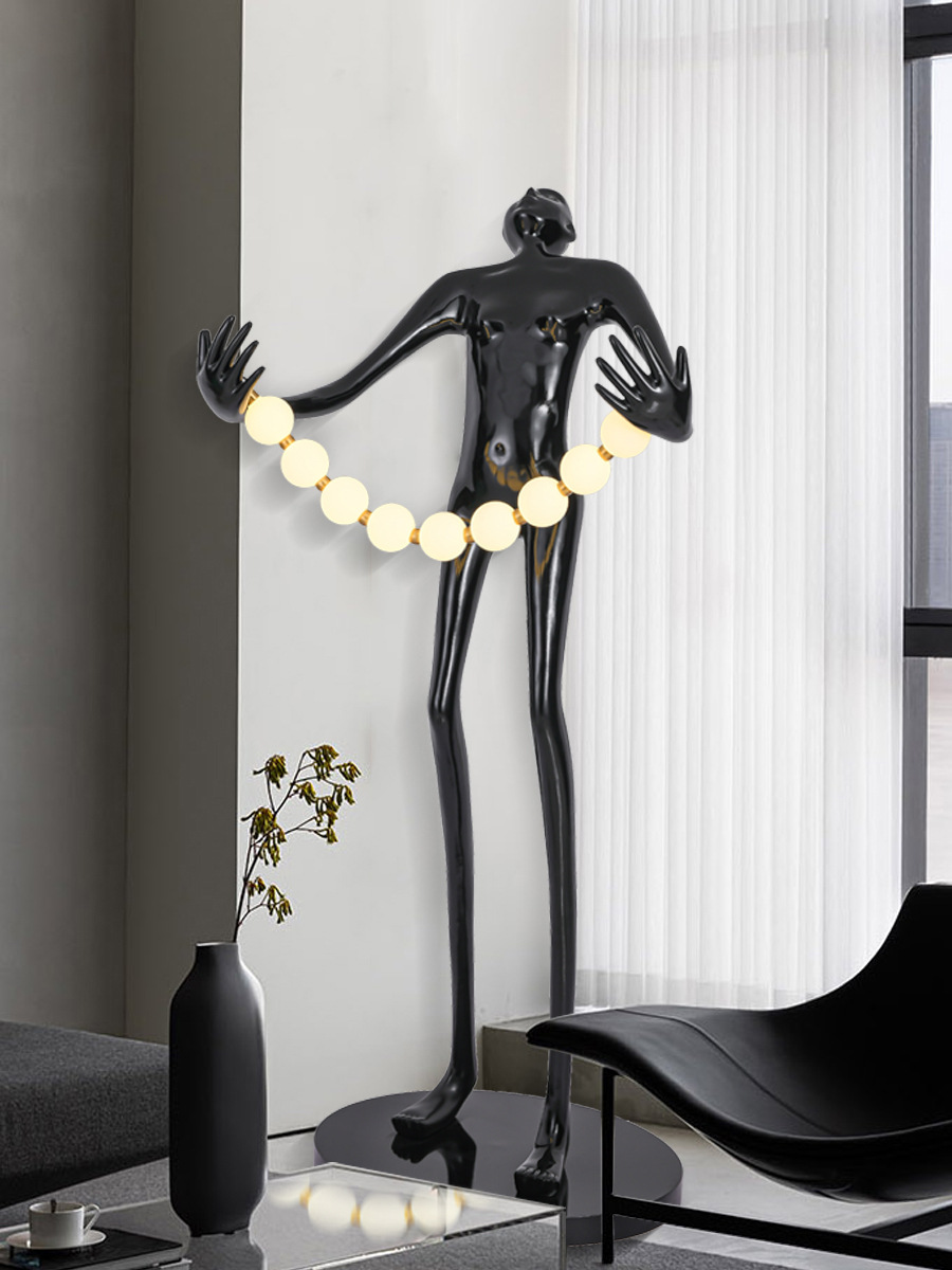 Statue Character Floor Lamp Ar - مراجعة Resin Art Gallery وسعره