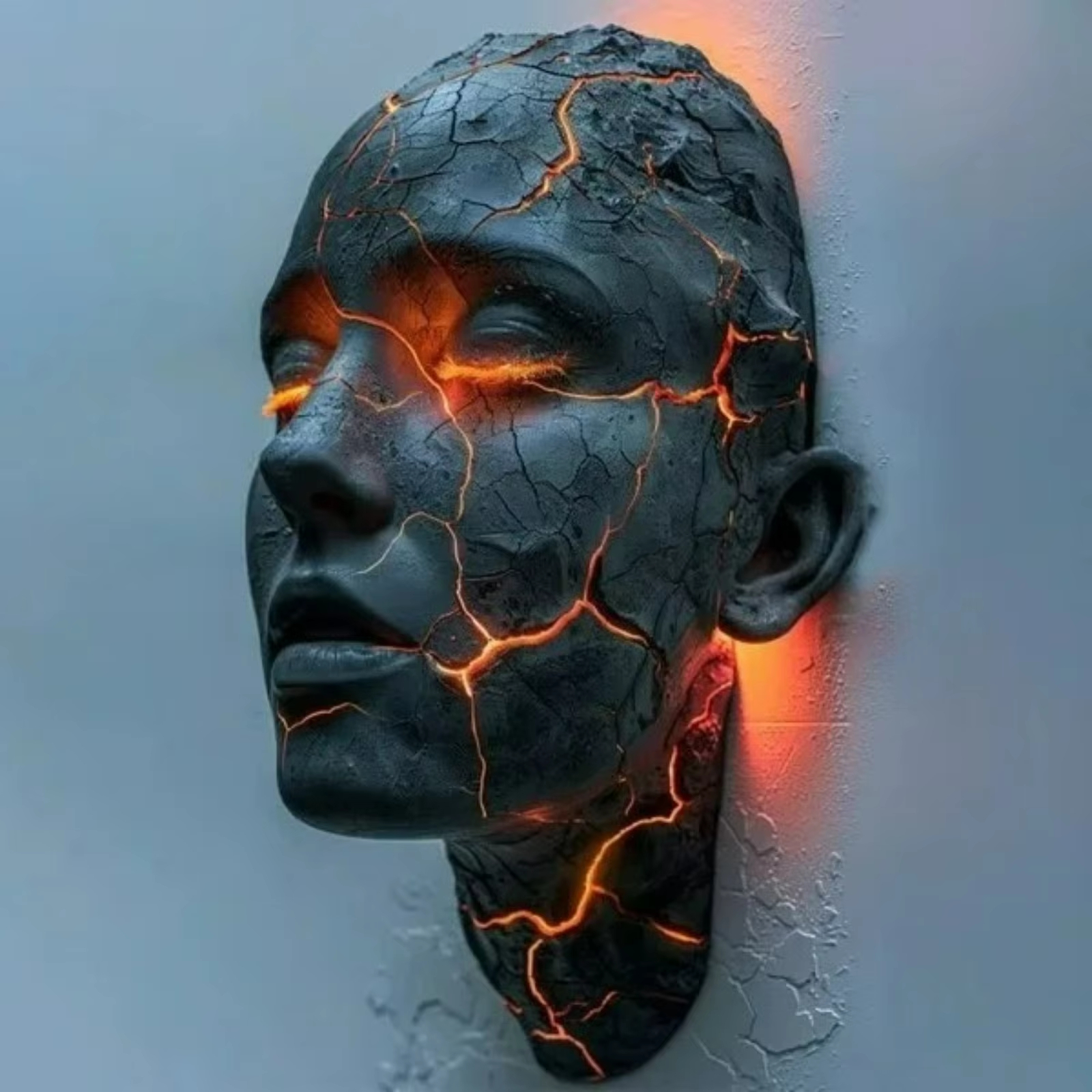 Cracked Soul Wall Lights Shatt - مراجعة Resin Art Light وسعره