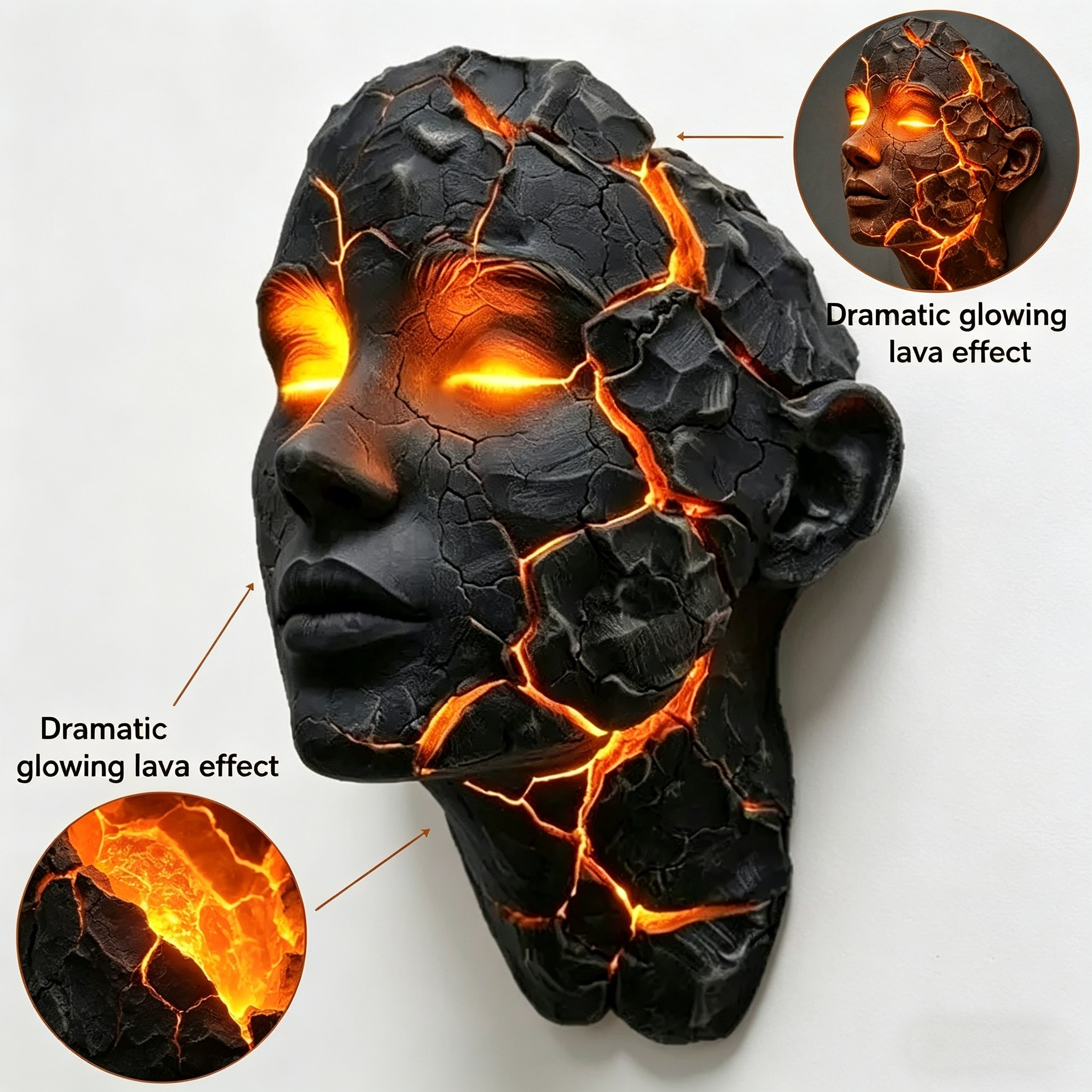 Cracked Soul Wall Lights Shatt - مراجعة Resin Art Light وسعره