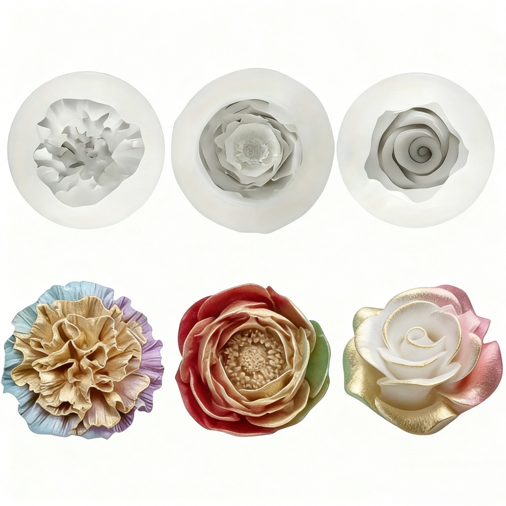 3-Piece Silicone Molds for Ros - مراجعة Resin Art Rose Petals وسعره