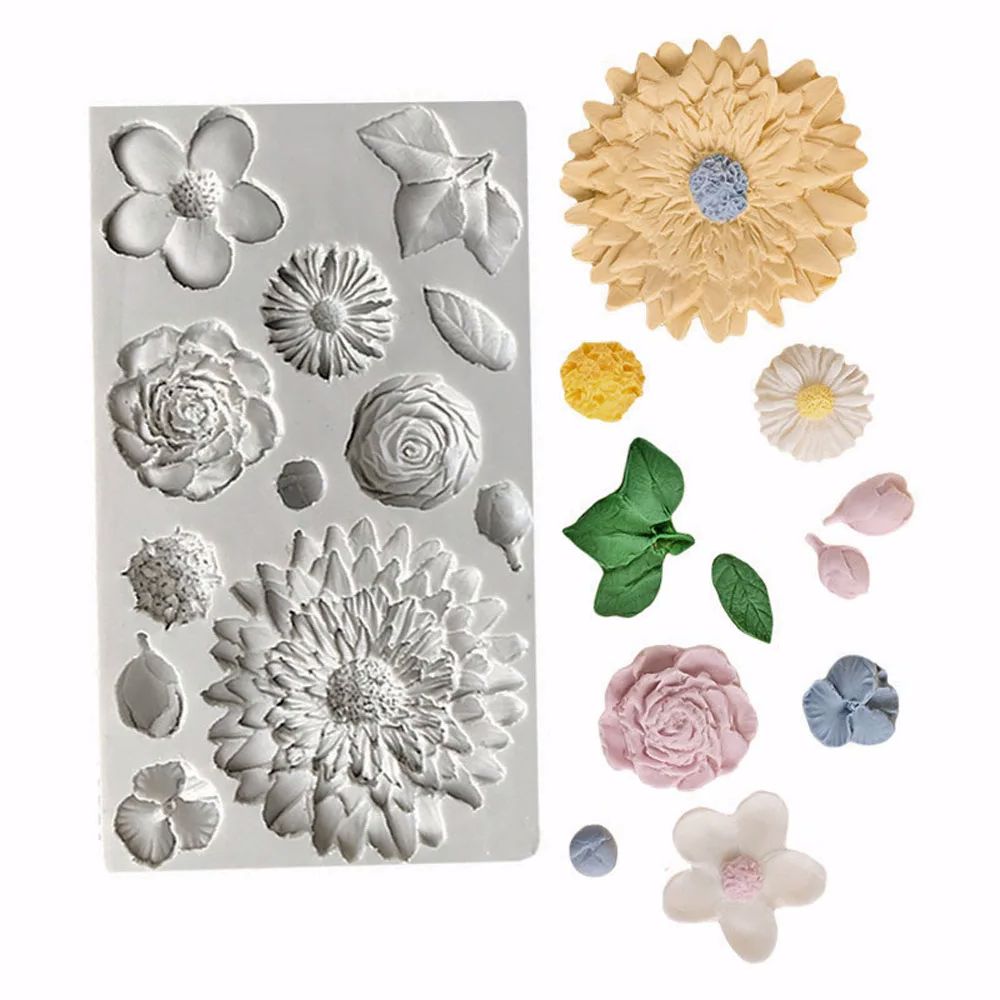 Sunflower Petals & Leaves Sili - مراجعة Resin Art Rose Petals وسعره