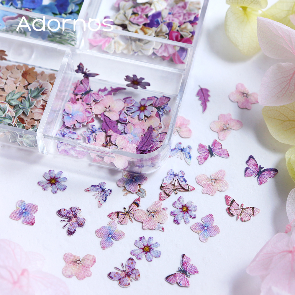 180pcs/box Wood Pulp Flowers C - مراجعة Resin Art Design وسعره