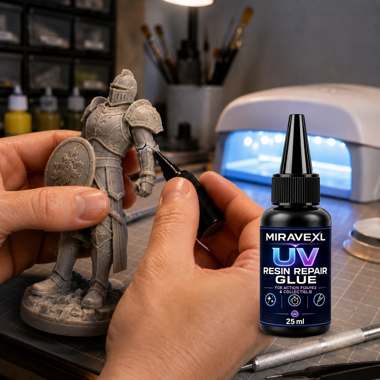 25g MIRAVEXL  UV Epoxy Resin G - مراجعة Resin Art Light وسعره