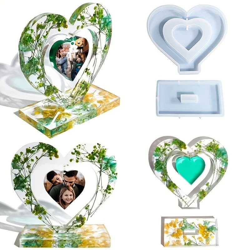 Heart Resin Molds, 2 Pieces Lo - مراجعة Resin Art A Keychain وسعره