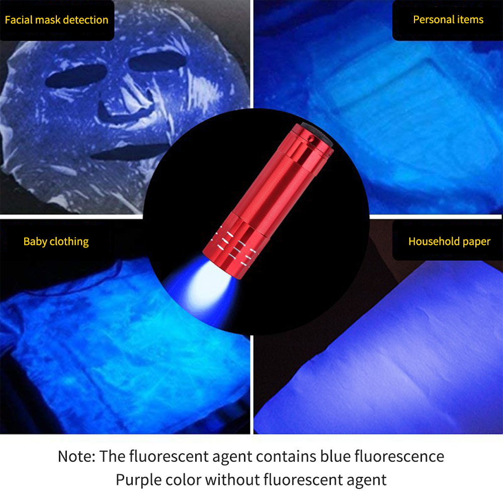 9LED Flashlight  UV Resin Curi - مراجعة Resin Art Light وسعره