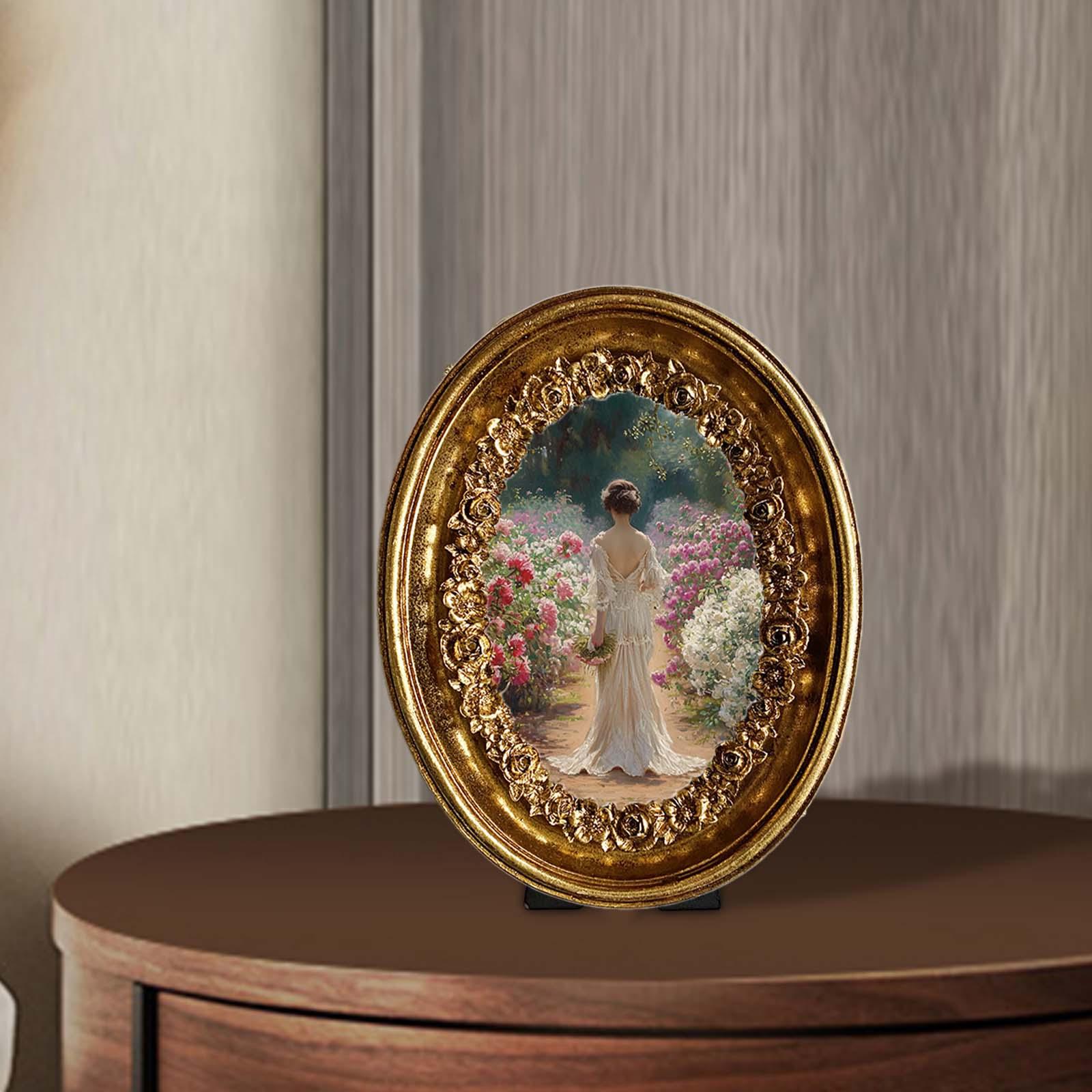 Vintage Oval Photo Frame 5.8x7 - مراجعة Resin Art Gallery وسعره