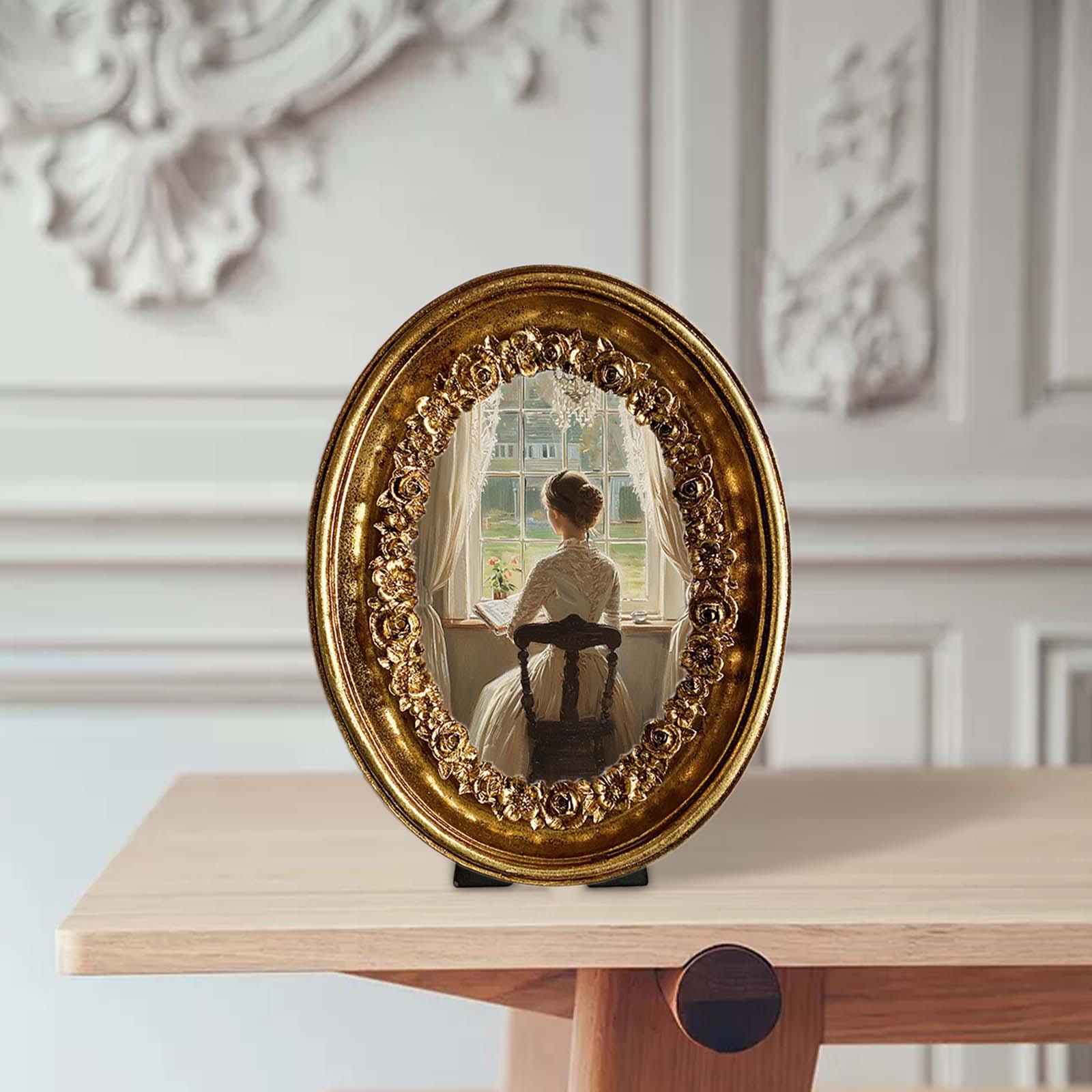 Vintage Oval Photo Frame 5.8x7 - مراجعة Resin Art Gallery وسعره