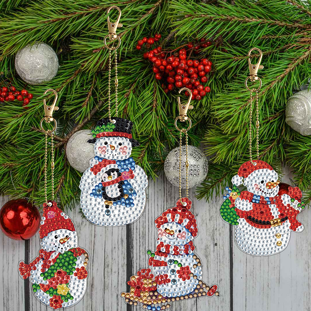 12pcs Christmas Diamond Painti - مراجعة Resin Art A Keychain وسعره