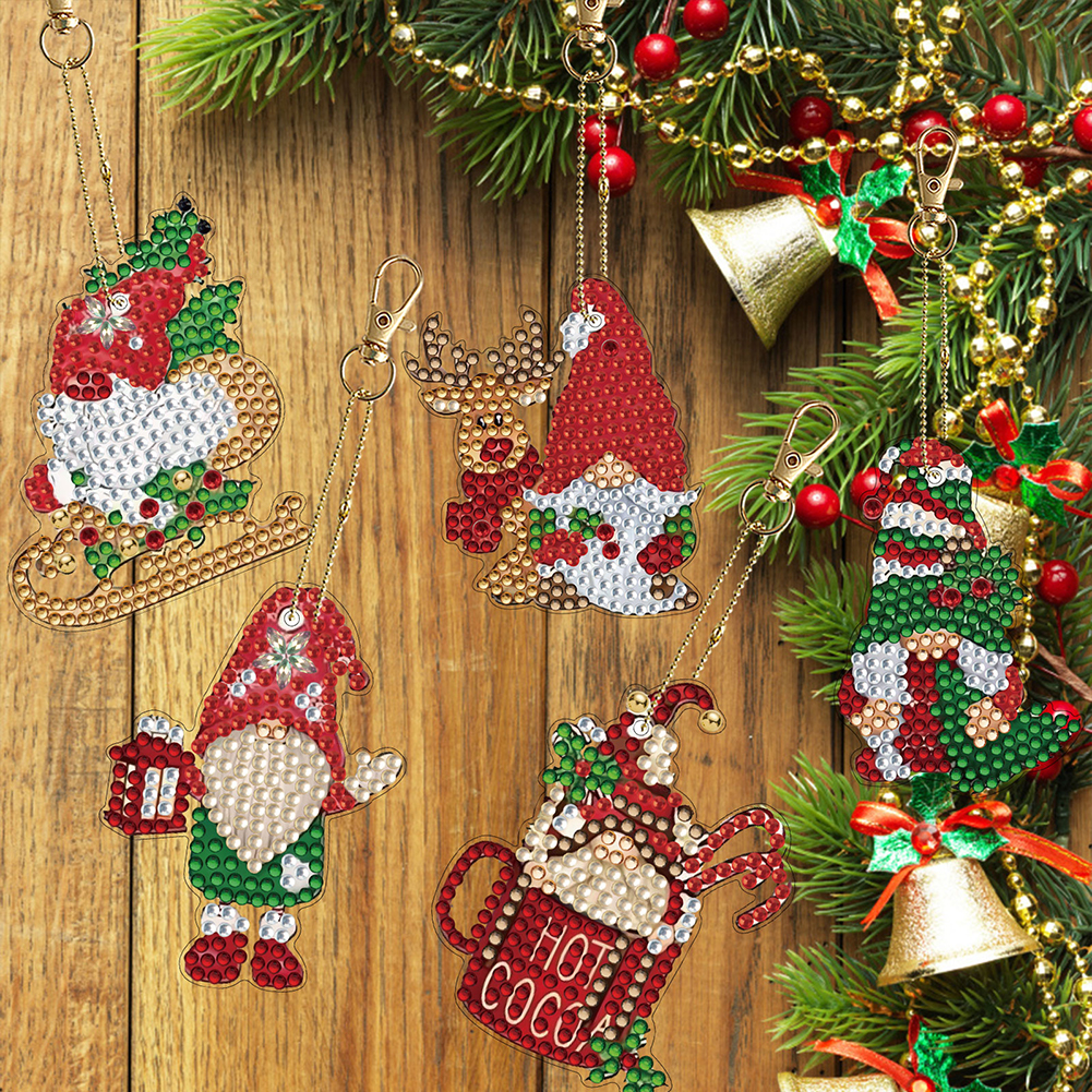 12pcs Christmas Diamond Painti - مراجعة Resin Art A Keychain وسعره
