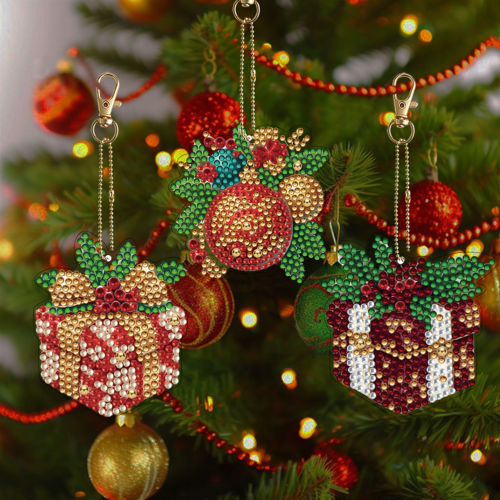 12pcs Christmas Diamond Painti - مراجعة Resin Art A Keychain وسعره
