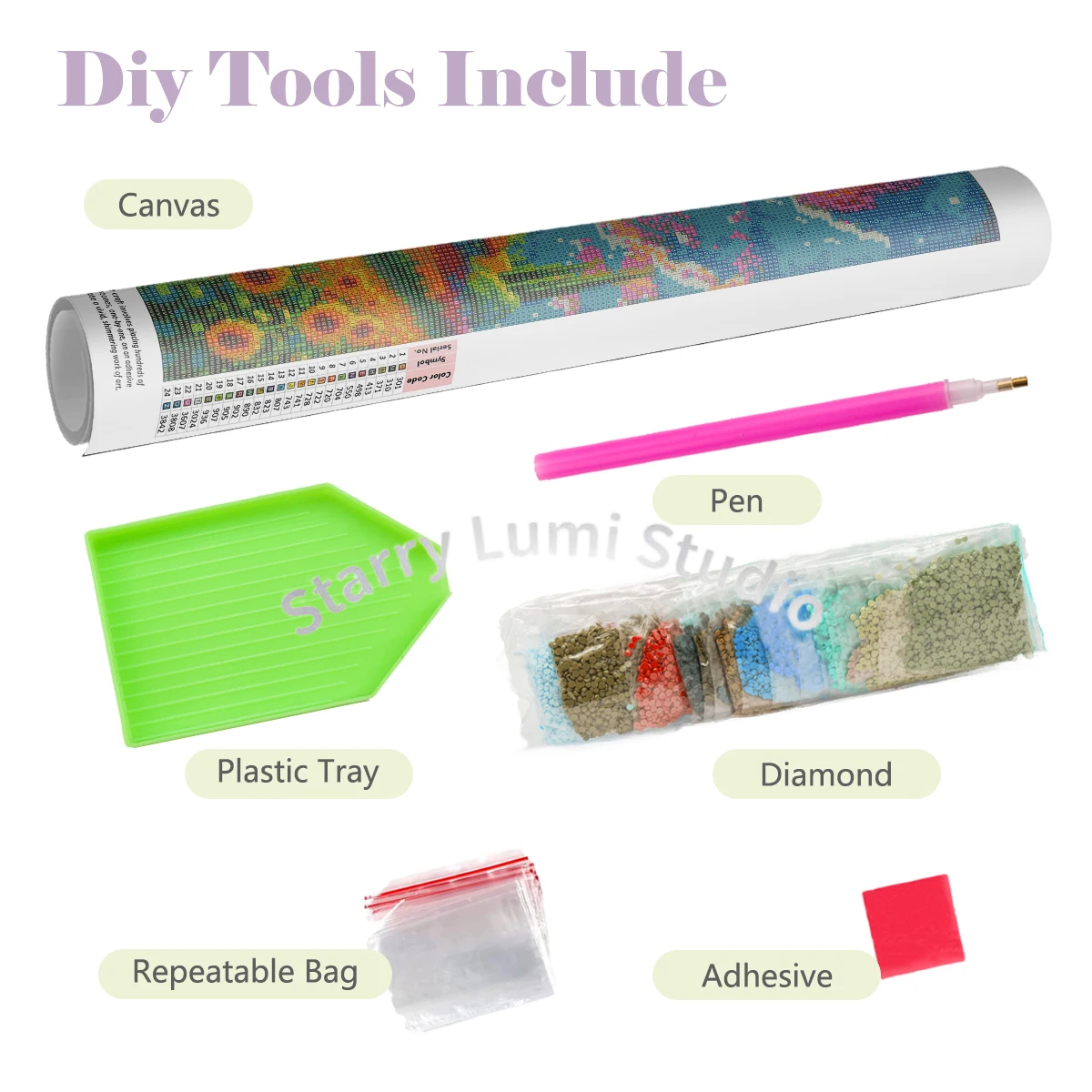 5D DIY Diamond Painting Kit, C - مراجعة Resin Art Design وسعره