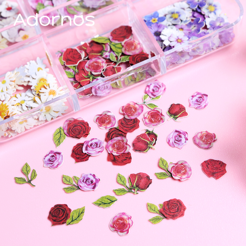 6 Grids Flowers Wood Pulp Chip - مراجعة Resin Art Design وسعره
