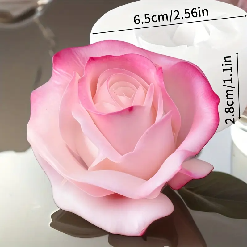 1 Piece 3D Rose Silicone Mold  - مراجعة Resin Art Rose Petals وسعره