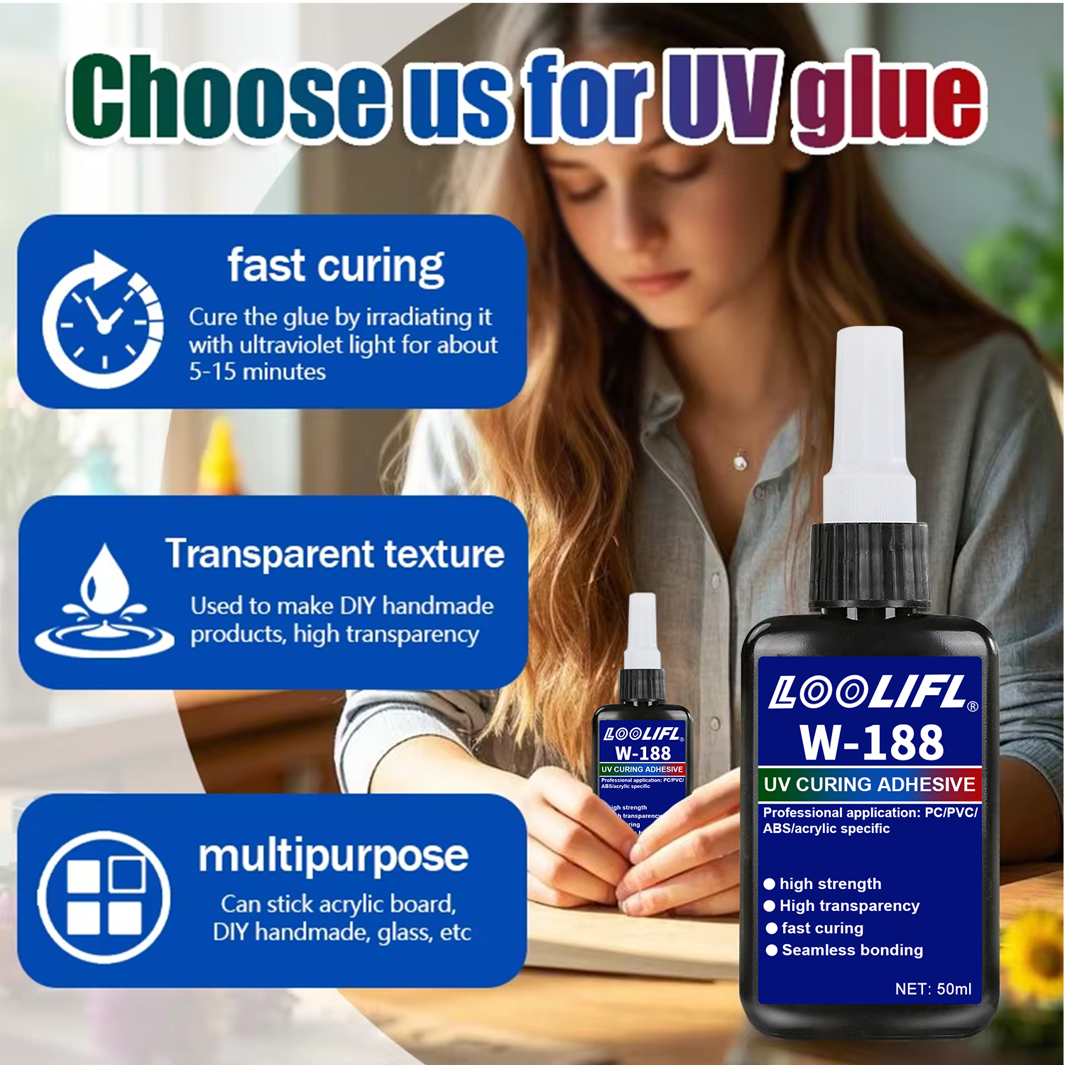 LOOLIFL 188 Strong 50ml UV res - مراجعة Resin Art Light وسعره