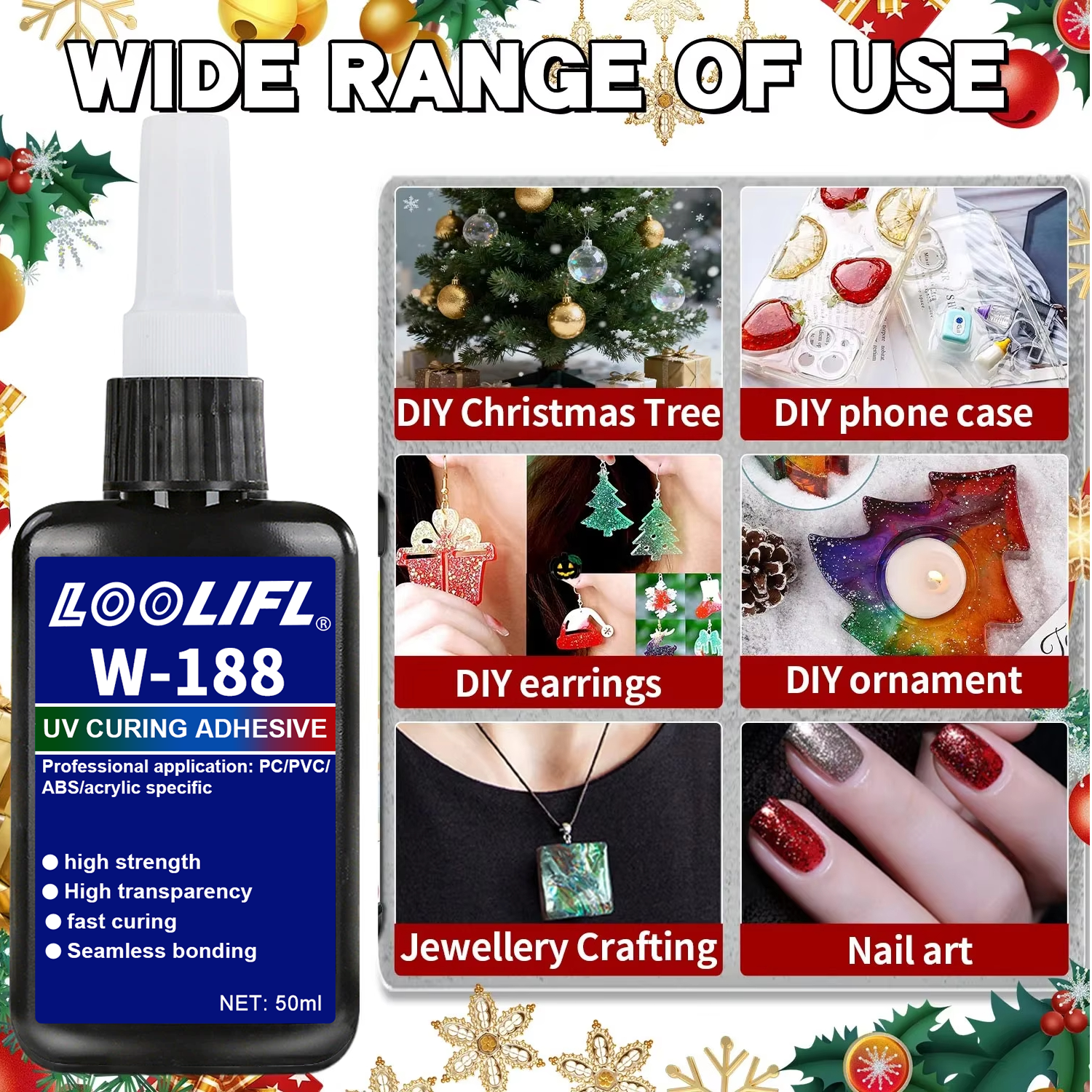 LOOLIFL 188 Strong 50ml UV res - مراجعة Resin Art Light وسعره