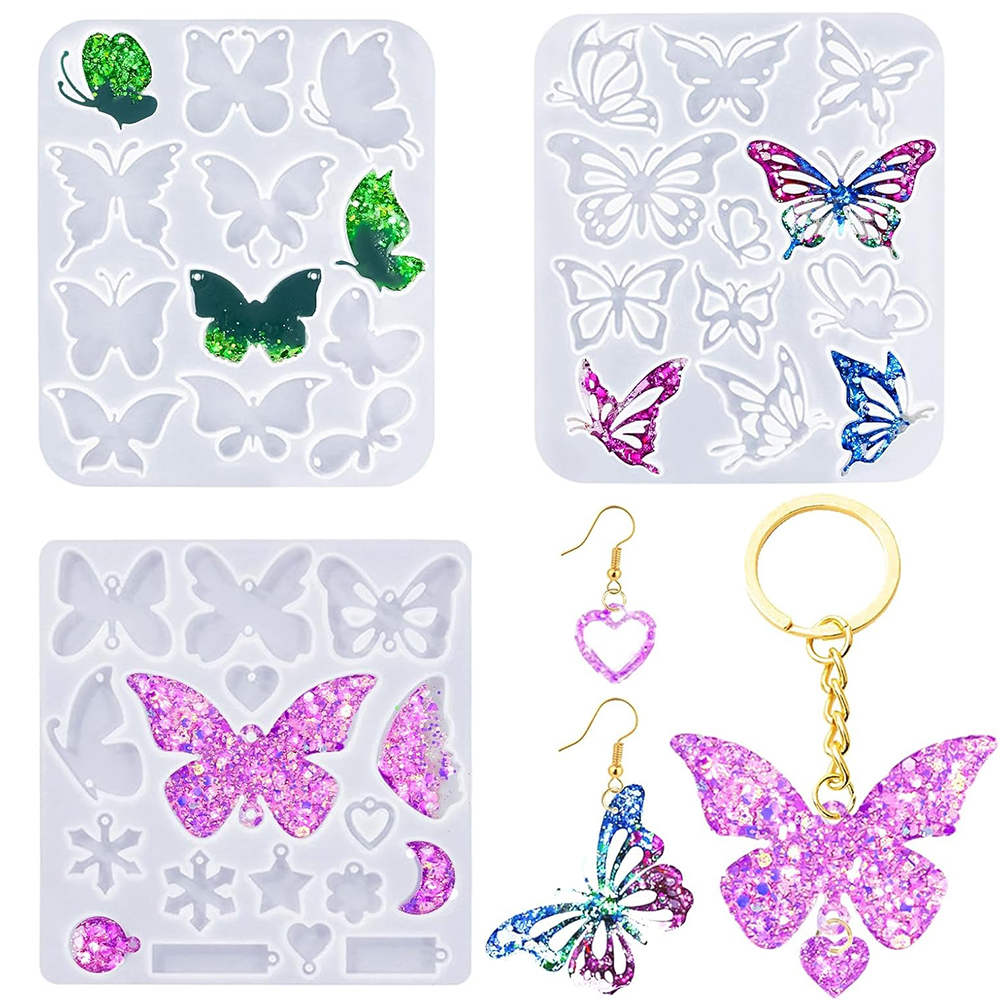 Resin Earring Molds Butterfly  - مراجعة Resin Art A Keychain وسعره