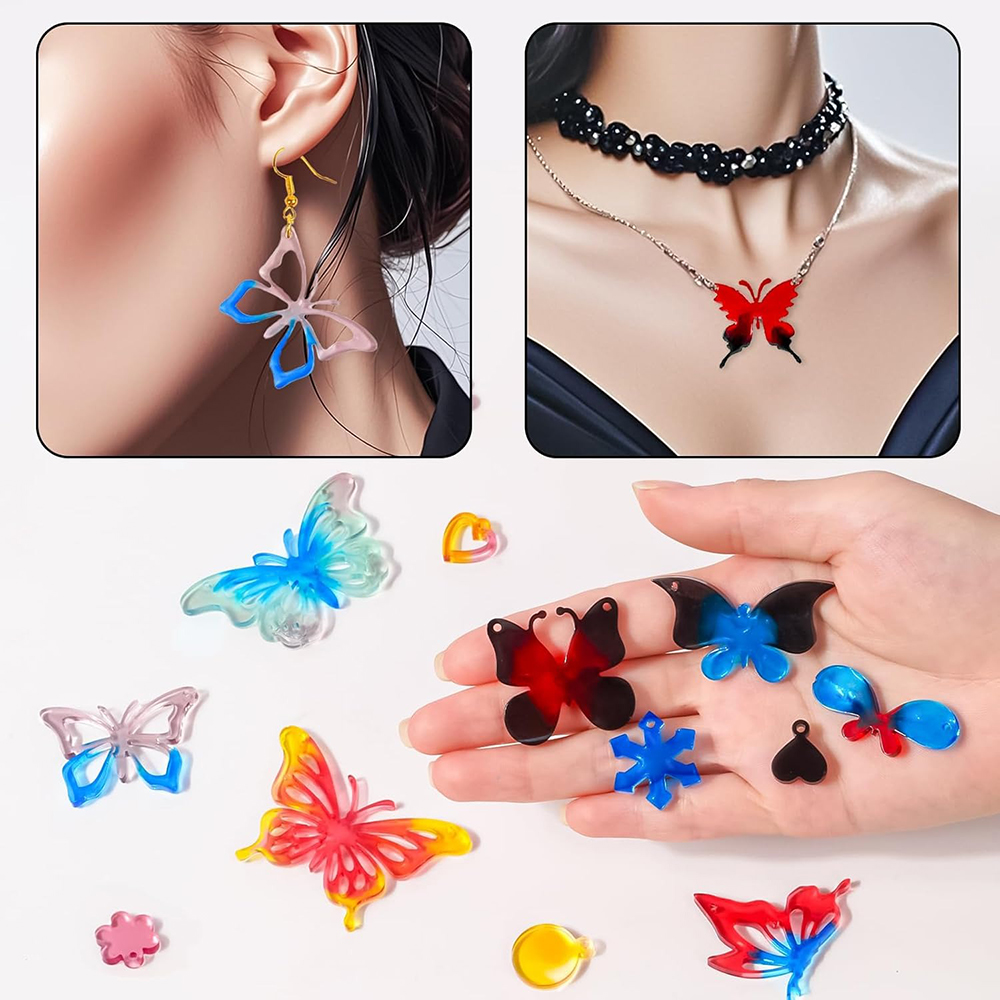 Resin Earring Molds Butterfly  - مراجعة Resin Art A Keychain وسعره